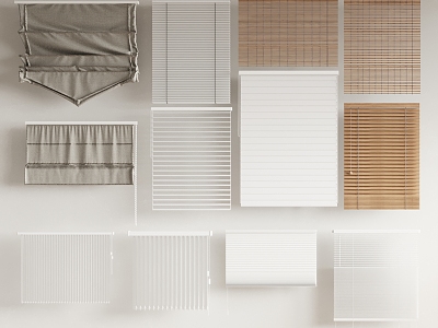 modern venetian blinds curtain model