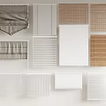 Various Styles And Colors Of Window Blinds For Home Decor And Window Treatments