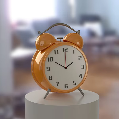 Modern alarm clock 3d model Modern alarm clock 3d model