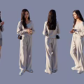 Multiple Women Posing In Different Angles With Casual Stylish Outfits And Accessories