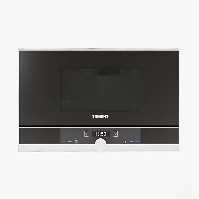 Siemens Black Microwave Oven With Digital Display And Modern Design Kitchen Appliance 3d model