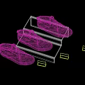 Modern Shoes 3d model