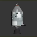 Industrial Metallic Conical Equipment Structure Featuring Panel Components And Base Support