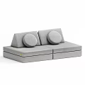 Nordic Assembled Sofa Children's Game Sofa Reading Corner Lazy Small Sofa DIY Multifunctional Assembled Sofa Cushion 3d model