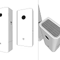 Sleek White Daily Electrical Appliances Like Air Purifiers For Modern Home Use