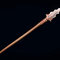 Stone Spear Cold Weapon Style Fossil Spear 3d model