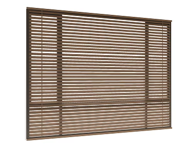 modern venetian blinds window 3d model