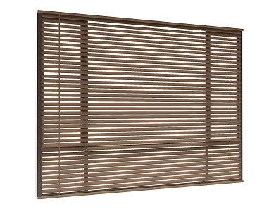 modern venetian blinds window 3d model