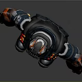 Mech Warrior Mech Soldier Machine Battlearm Mechanical Battlearm Machine Fighter Robot 3d model