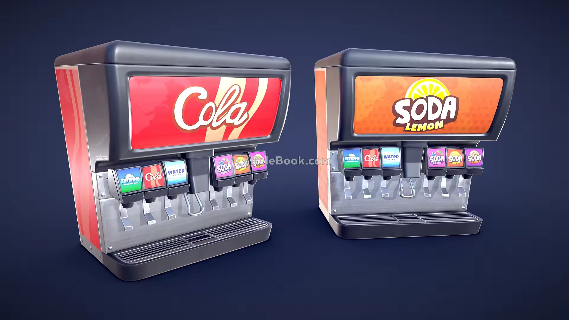 Beverage Vending Machine Vending Machine Vending Machine Soda Vending Machine Vending Machine Vending Machine 3d model