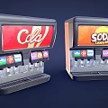 Beverage Vending Machine Vending Machine Vending Machine Soda Vending Machine Vending Machine Vending Machine 3d model