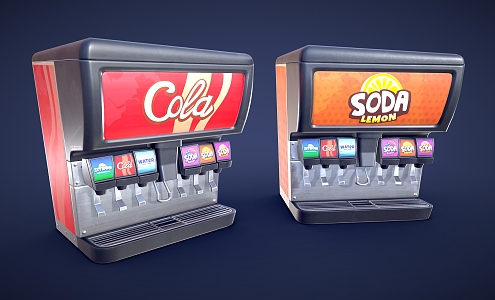 Beverage Vending Machine Vending Machine Vending Machine Soda Vending Machine Vending Machine Vending Machine 3d model