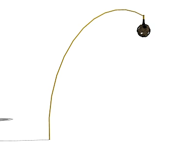Modern Arc Floor Lamp With Spherical Shade For Living Room Home Decor 3d model