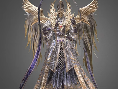 Game Boss Character Bloodline Monster Dark Archmage 3d model