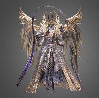 Game Boss Character Bloodline Monster Dark Archmage 3d model