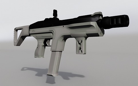 Sci-fi Gun 3d model