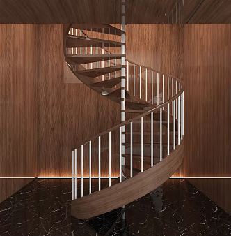 revolving staircase 3d model