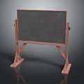 Hanging Decorative Blackboard Easel with Wooden Stand and Smooth Writing Surface