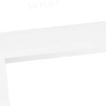 White Layered Architectural Molding Component With Structural Design For Interior Decoration