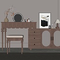 Antique Dresser 3d model