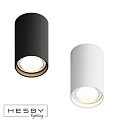 Modern Minimalist Cylindrical Ceiling Lights Black and White Indoor Lighting Fixtures