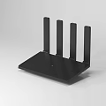 White Wireless Router As Daily Electrical Appliance With Multiple Antennas And Modern Design