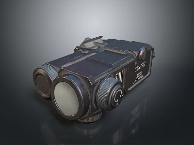 Laser Sight Firearms Accessories Tactical Equipment Military Technology Shooting Auxiliary Weapon Upgrade Sci-Fi Weapon 3d model