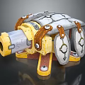 modern tower defense sci-fi fortress sci-fi tower defense sci-fi defense items sci-fi weapons futuristic weapons sci-fi equipment 3d model