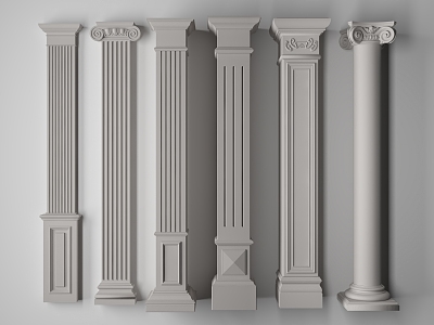 Jane's Roman Column 3d model