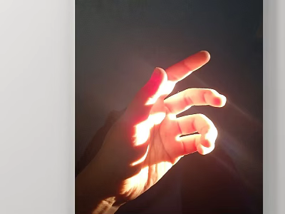 Figure Painting Artwork Featuring Hand Gesture With Light Shadow Artistic Details 3d model