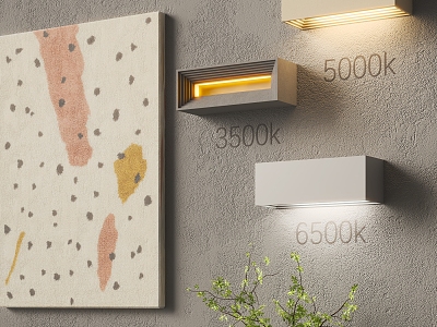 Modern wall lamp personalized wall lamp creative wall lamp 3d model