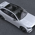 Silver High Performance SUV With Sporty Design Rear Spoiler And Black Wheels