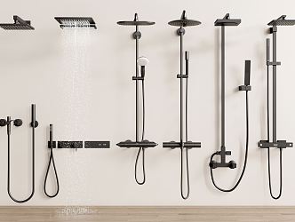 Modern Shower Head 3d model