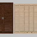Quiet shutters and windows 3d model