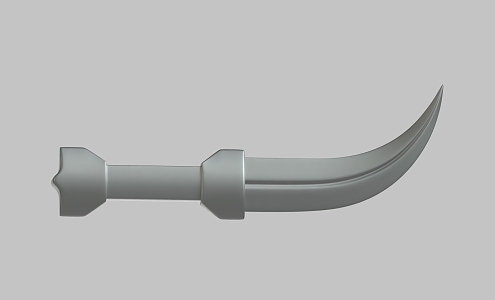 Modern knife 3d model