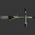 Green Bicycle With Black Seat Silver Handlebars And White Spoke Wheels On Gray Reflective Surface