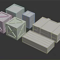 Wooden Storage Boxes With Various Designs And Natural Tones In Stacked Arrangement