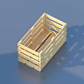 Wooden Storage Box For Household Use With Natural Wood Material And Practical Design