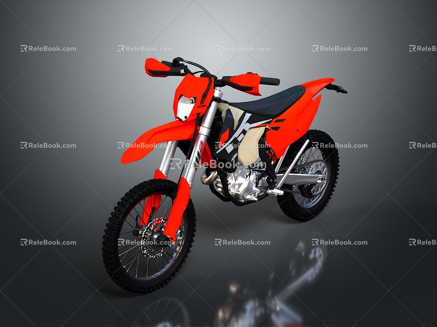 Motorcycle two-wheeled motorcycle off-road motorcycle road race motorcycle motor vehicle transport 3d model