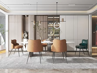 Modern Restaurant 3d model