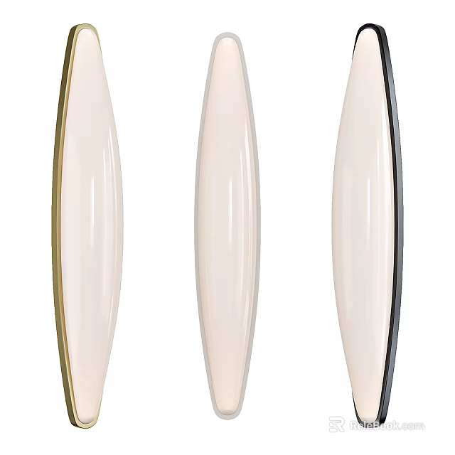 Modern Wall Lamps With Gold Black And White Frames For Interior Decor 3d model