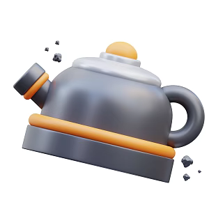 Modern Kettle Cartoon Kettle Cartoon Kettle 3d model