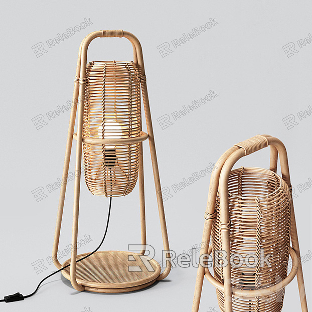 Southeast Asia Table Lamp Rattan Table Lamp model