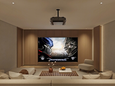 Wind home video room model