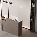 Modern reception desk Reception 3d model