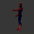 Detailed Spider Man Action Figure With Red And Blue Costume In Standing Pose
