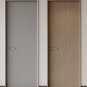 Room Door Single Door Bedroom Door Minimalist Door Invisible Door Wooden Door Kitchen Door Flat Door Top Door 3d model