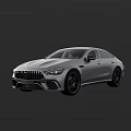 Silver Coupe Style Car Featuring Sleek Exterior Design Black Wheels And Front Grille