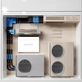 modern air conditioning air conditioning equipment 3d model