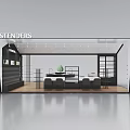 Stenders Modern Showroom Interior With Open Layout Display Shelves And Green Plant